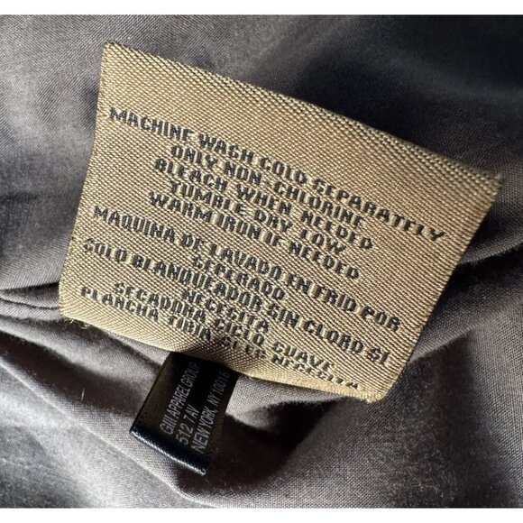 Vintage Levi’s Men's Sz M Olive Green Military Jacket Full Zip Front Zip Hood - Picture 7 of 16